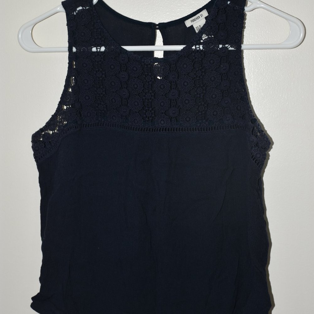 Navy Blue Tank Top